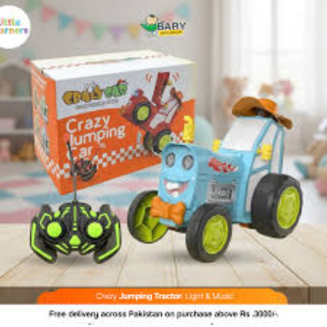 STUNT CAR TUMBLING ELEC MINI OVERTURN FARM TRACTOR